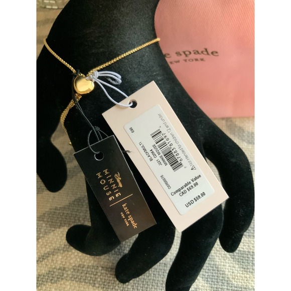 Kate Spade New York Minnie Mouse Goldtone  Bracelet - Picture 3 of 3
